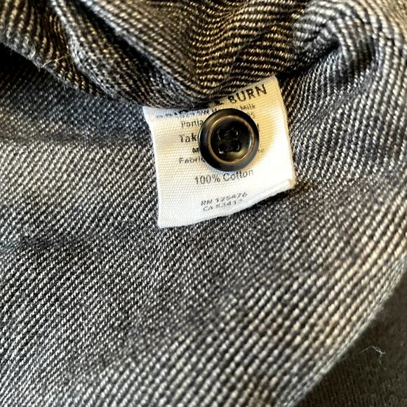 Bridge & Burn Charcoal Gray Cole Slim Fit Shirt - M - Picture 4 of 4